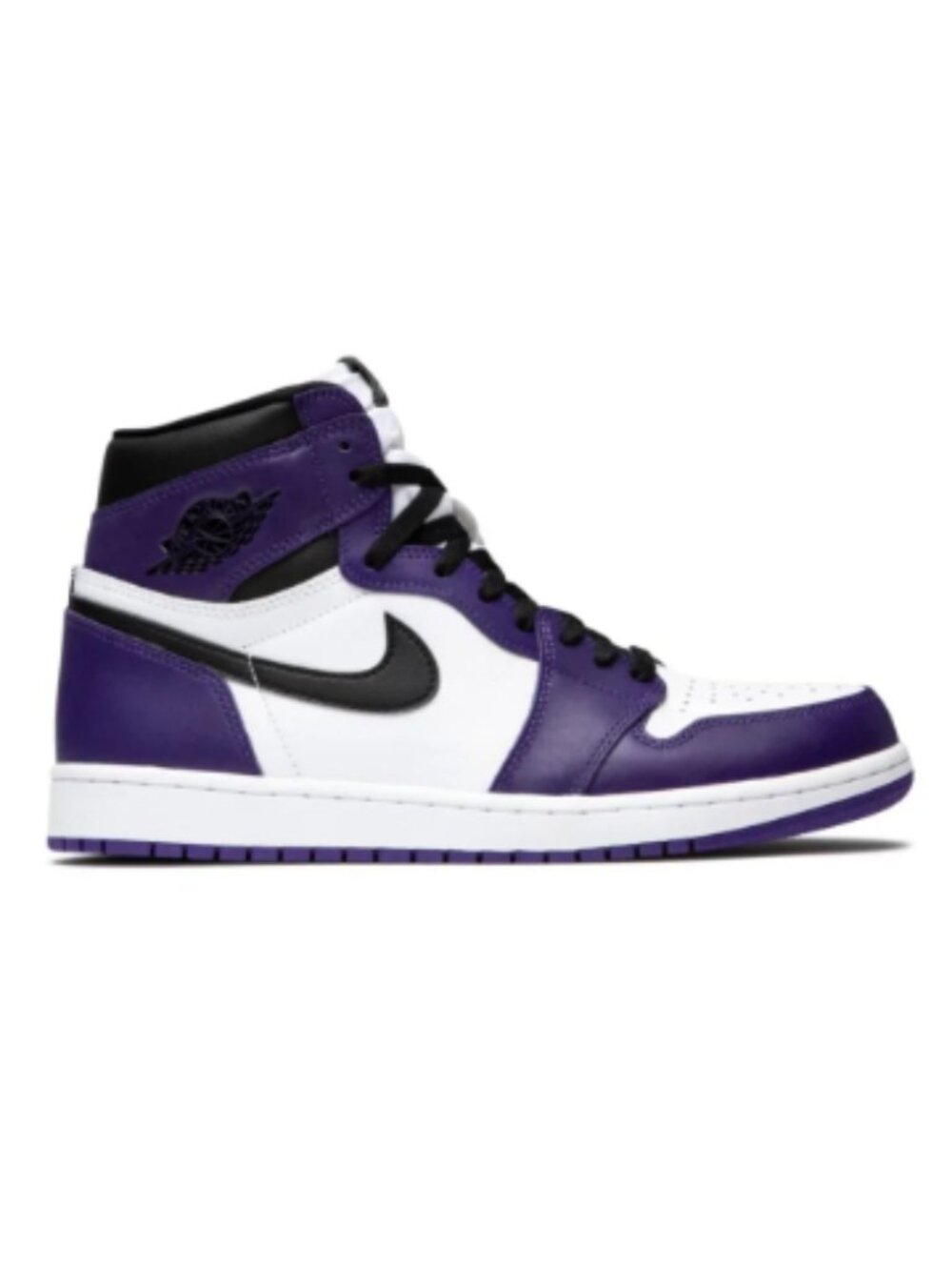 Mens Air Jordan 1 Retro High OG Sneakers Court Purple 2.0